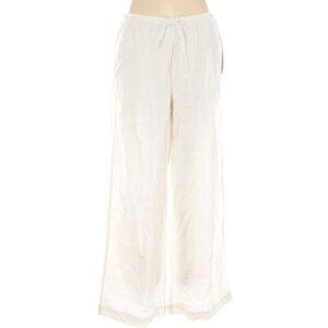 NWT Athleta Ivory Linen Pants, Size M
